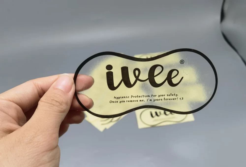 لیبل شیشه ای