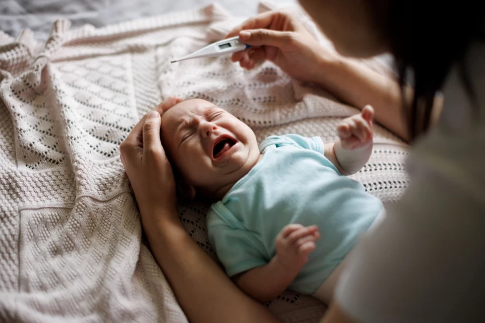 مقابله با لرزش بدن کودک