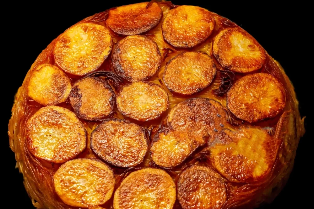 ترکیب سیب زمینی و ماکارونی