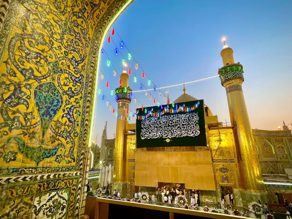 دفن پیکر پاک امام حسین (ع) 