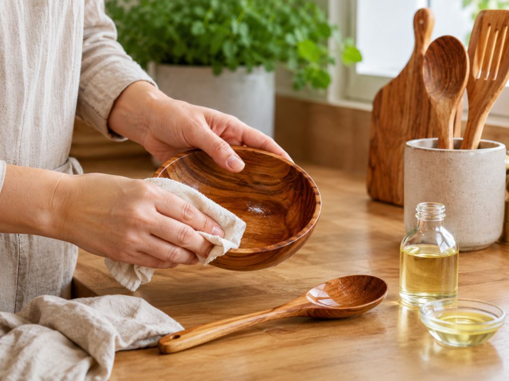 علت ترک خوردن ظروف چوبی