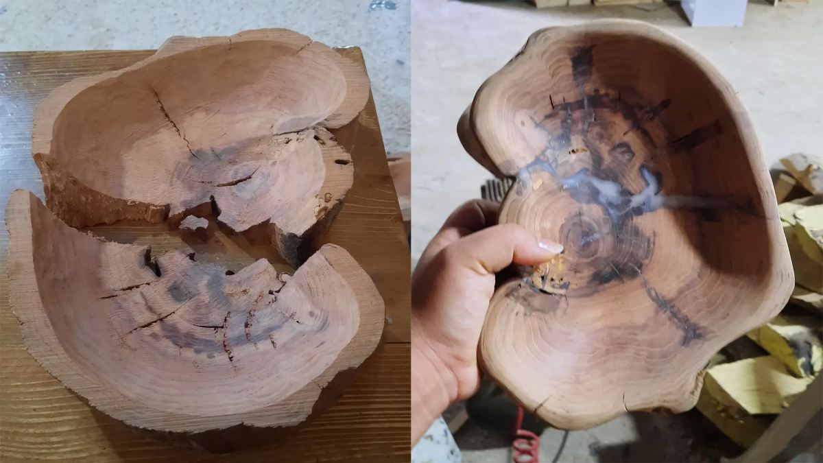 ترک خوردن ظروف چوبی