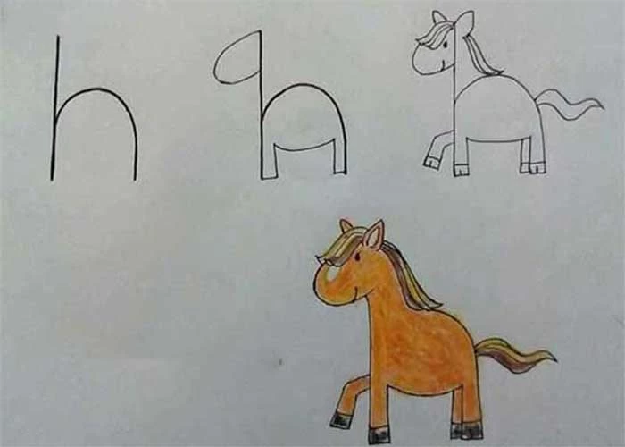 نقاشی حروف انگلیسی حروف کوچک و بزرگ برای کودکان