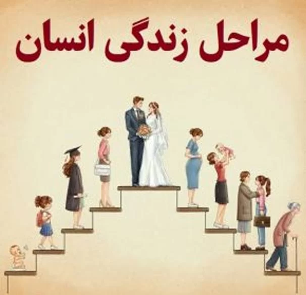 رمز زندگی انسان در اعداد سن : مراحل زندگی و پیری هر فرد به ترتیب سن
