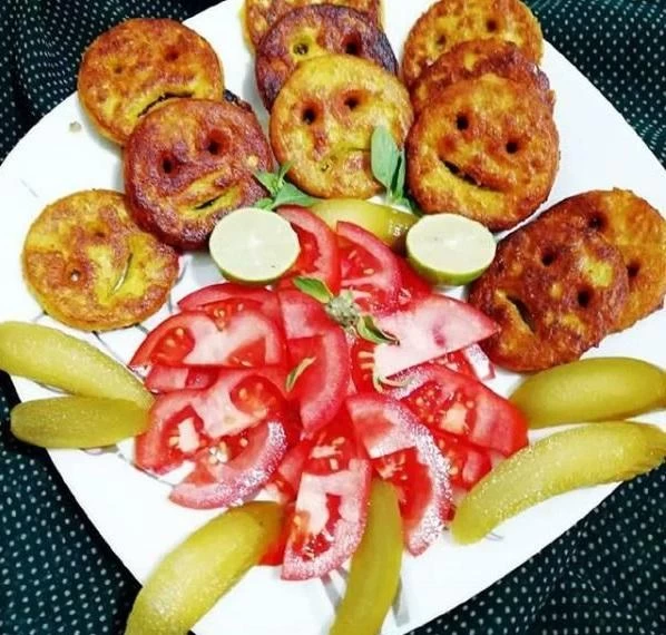 انواع تزیین کتلت برای مدارس،مجالس و مهمانی های رسمی