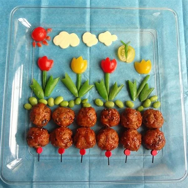 انواع تزیین کتلت برای مدارس،مجالس و مهمانی های رسمی