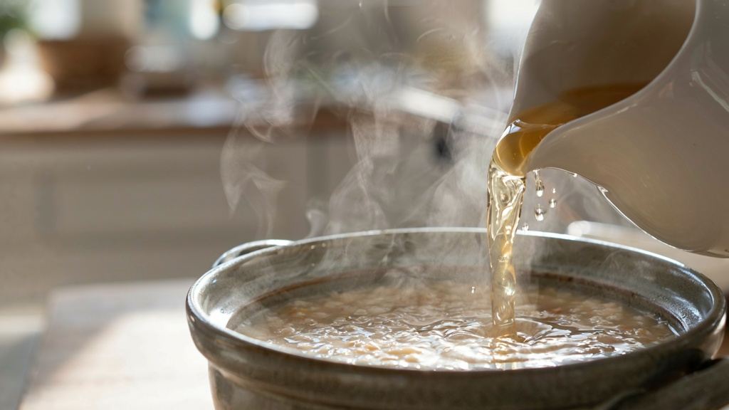 آموزش پخت حلیم مرغ فوری و کشدار در یک ساعت