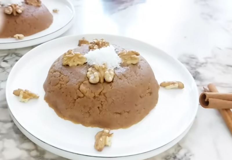 طرز تهیه حلوا شیر خامه ای با تکنیک اضافه کردن شکر در آخر
