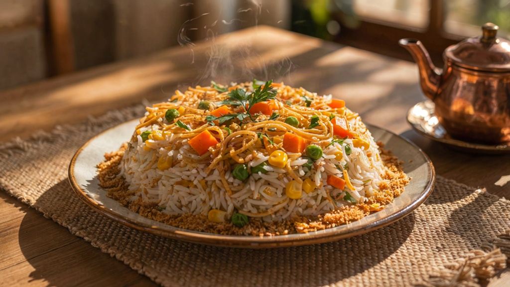 طرز تهیه آش پلو مجلسی؛ ترکیبی خوشمزه از برنج و رشته آش