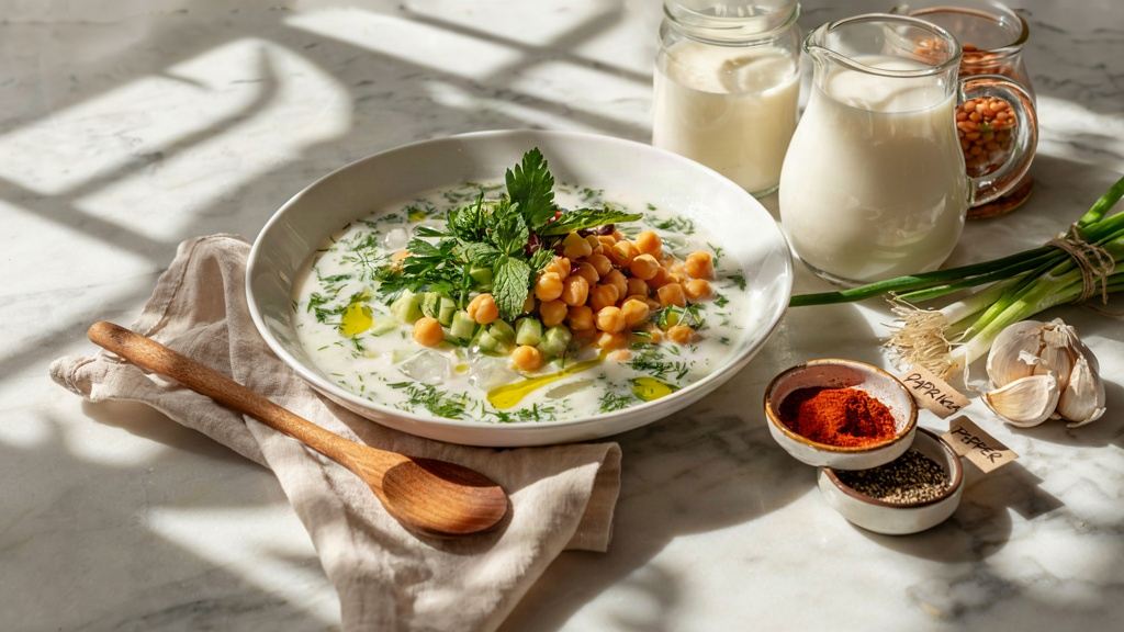 طرز تهیه آش یخ غذای سنتی تبریز