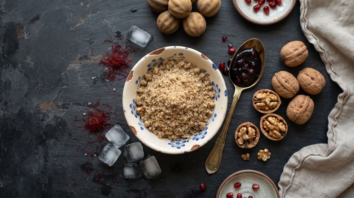 طرز پخت فسنجان روغنی و جاافتاده در کمتر از یک ساعت با تمام نکات