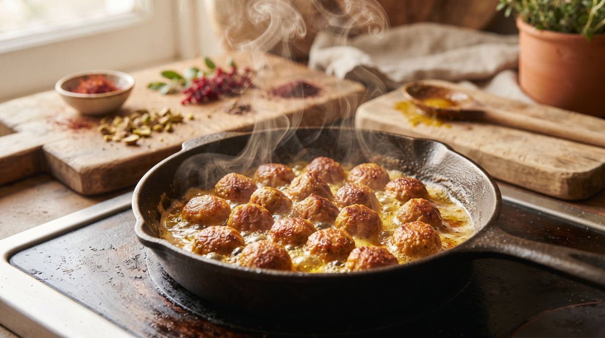 طرز پخت فسنجان روغنی و جاافتاده در کمتر از یک ساعت با تمام نکات