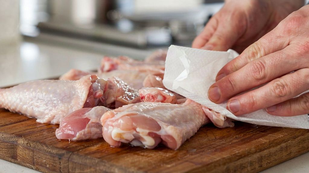 دیگه بال مرغ رو سرخ نکن! ترفند طلایی فر برای ترد و کرانچی شدن بال مرغ