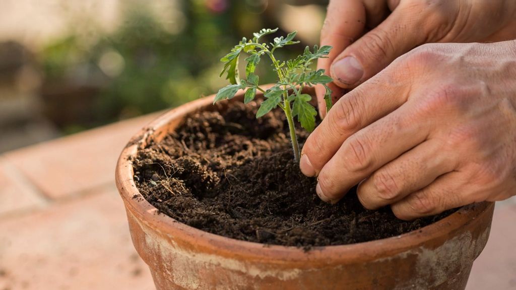 دیگه گوجه گرون نخرید / نحوه کاشت گوجه فرنگی درشت در تراس