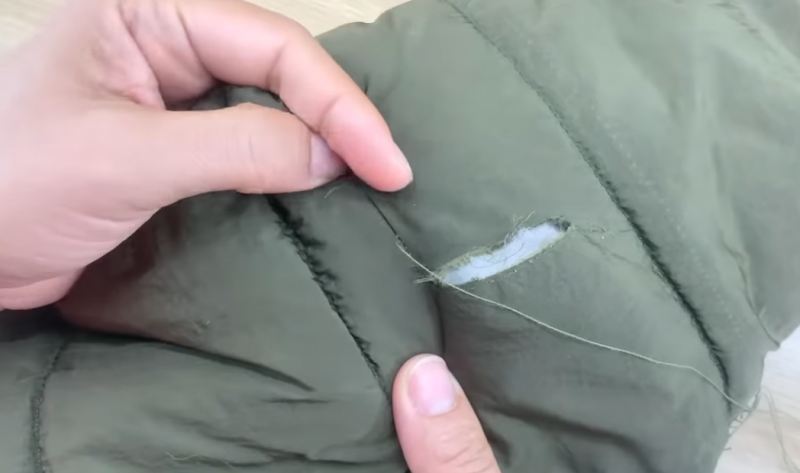 آموزش کامل رفو و دوخت مخفی پارگی کاپشن بادی و ژاکت در خانه