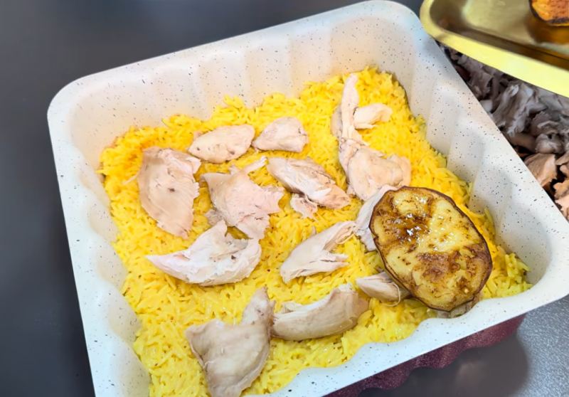 طرز تهیه ته چین مرغ و بادمجان بدون شفته شدن و وارفتن در فر و قابلمه