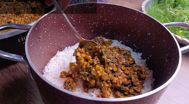 طرز تهیه غذایی خوشمزه و متفاوت با لپه و رب انار