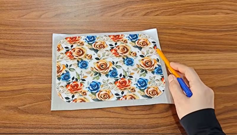 آموزش دوخت نظم دهنده دو طبقه پارچه ای به روش خیلی ساده