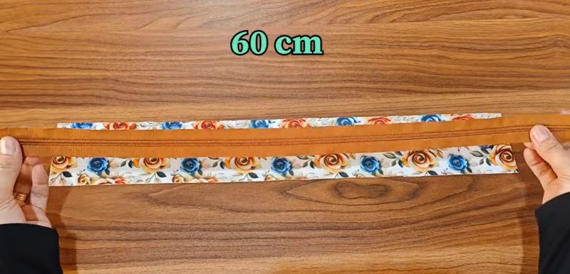 آموزش دوخت نظم دهنده دو طبقه پارچه ای به روش خیلی ساده