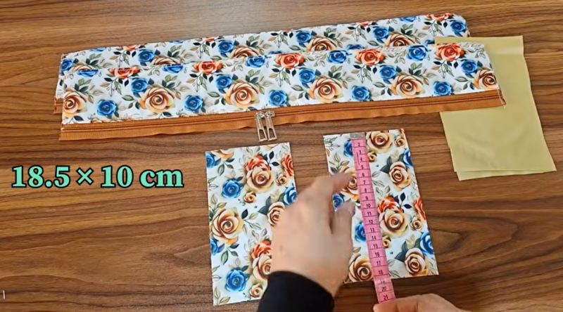 آموزش دوخت نظم دهنده دو طبقه پارچه ای به روش خیلی ساده