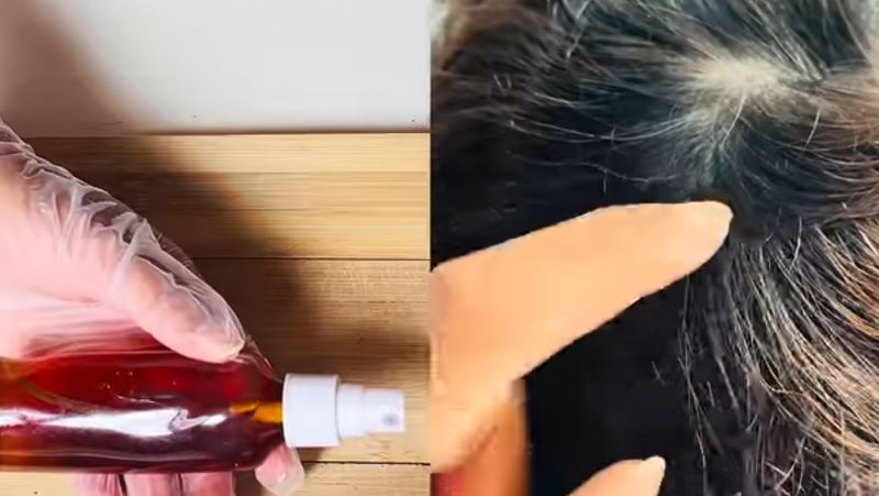 ساخت رنگ موی طبیعی در خانه با پوست انار و چای سیاه
