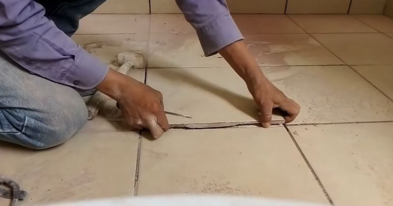 تعمیر و تعویض کاشی و سرامیک کف بدون تعویض و بدون شکستگی