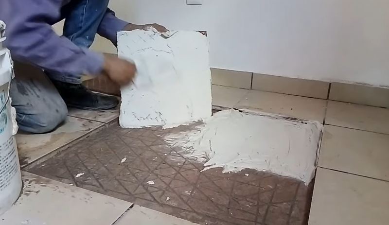 تعمیر و تعویض کاشی و سرامیک کف بدون تعویض و بدون شکستگی