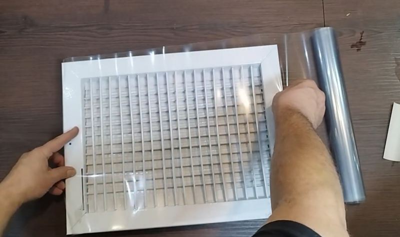 نحوه ساخت درپوش مگنتی و طلقی برای دریچه کولر