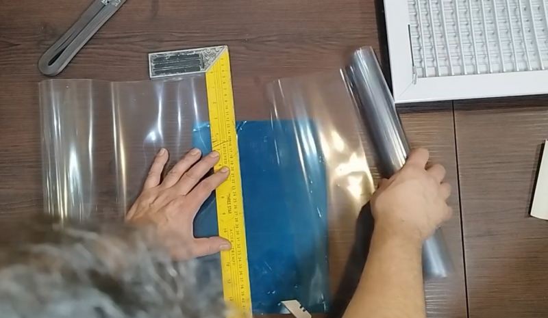 نحوه ساخت درپوش مگنتی و طلقی برای دریچه کولر