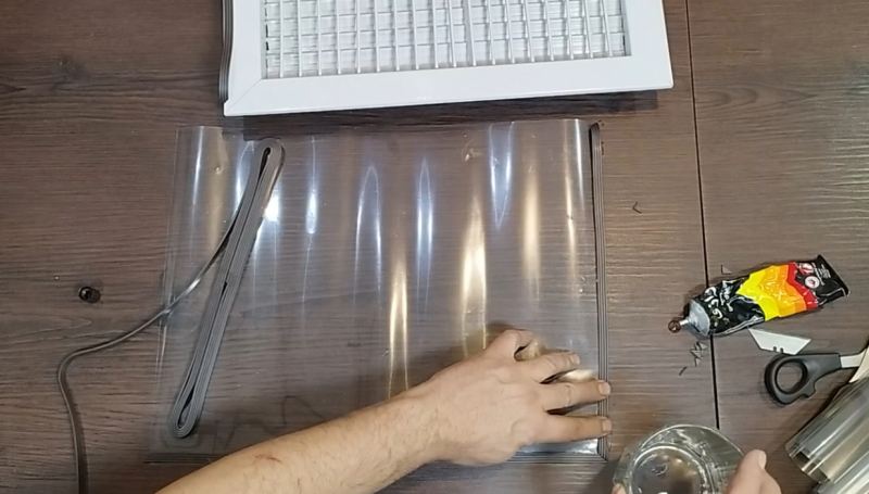 نحوه ساخت درپوش مگنتی و طلقی برای دریچه کولر