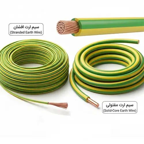 انتخاب مطمئن؛ بررسی سیم ارت افشان و مفتولی در تأسیسات الکتریکی
