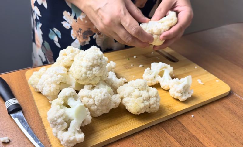 طرز تهیه گل کلم سوخاری شام سریع و خوشمزه