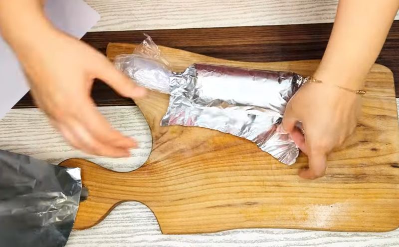 طرز تهیه کالباس خانگی لیوانی و رولی فقط با ۱ عدد سینه مرغ