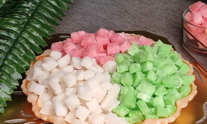 طرز تهیه قند رنگی و طعم دار خانگی مخصوص پذیرایی