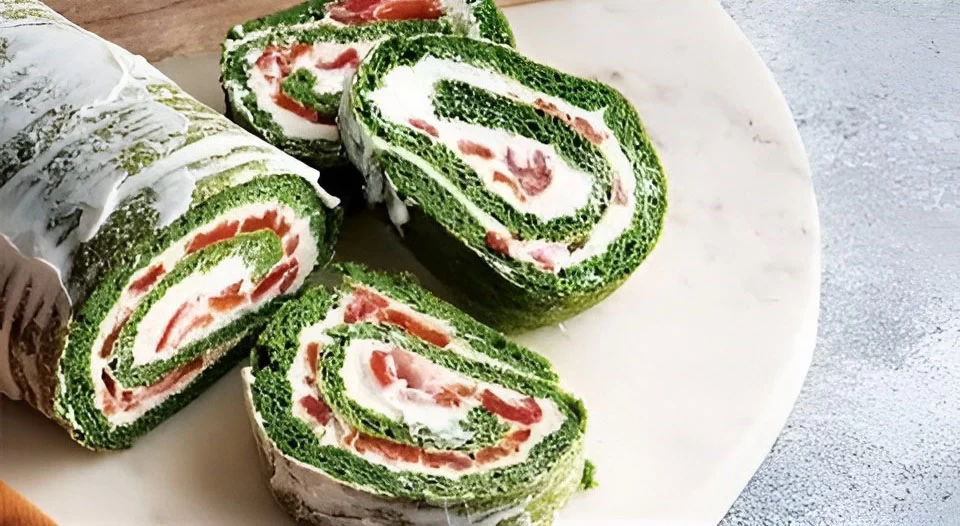 طرز تهیه رولت اسفناج و پنیر غذای خوشمزه ، جایگزین سالم پیتزا