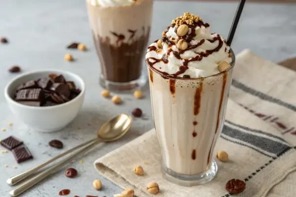 طرز تهیه میلک شیک نوتلا خامه ای: ترکیب رویایی بستنی و شکلات