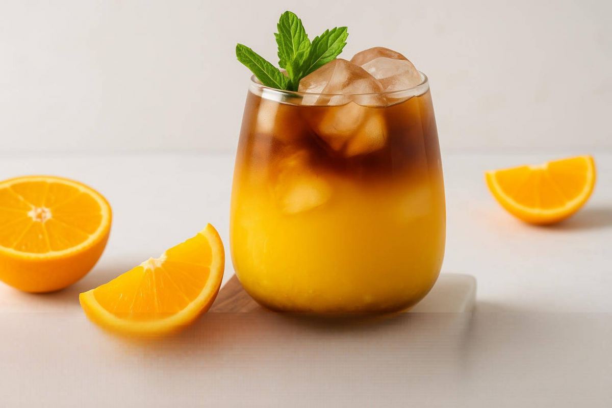 طرز تهیه قهوه پرتقالی؛ نوشیدنی شگفت انگیز و به شدت اعتیادآور با قهوه و آب پرتقال