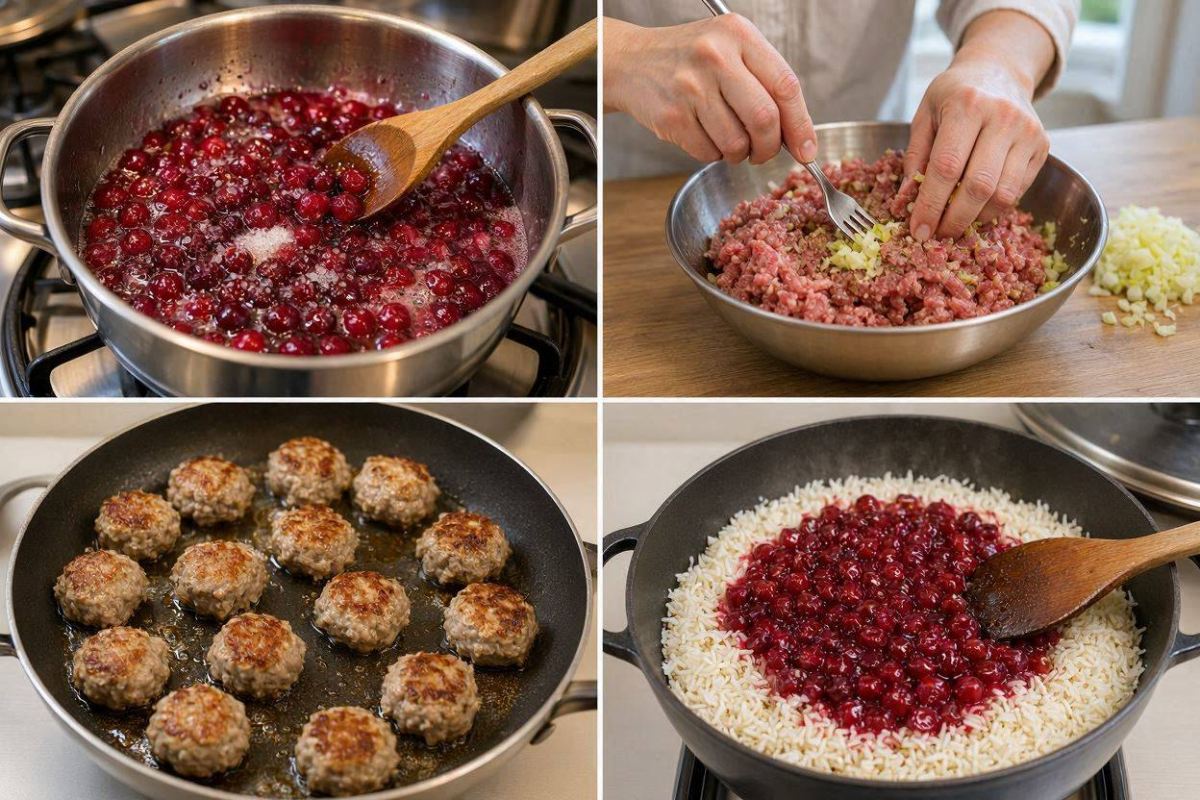 طرز تهیه آلبالو پلو با گوشت قلقلی؛ یک تجربه اصیل ایرانی