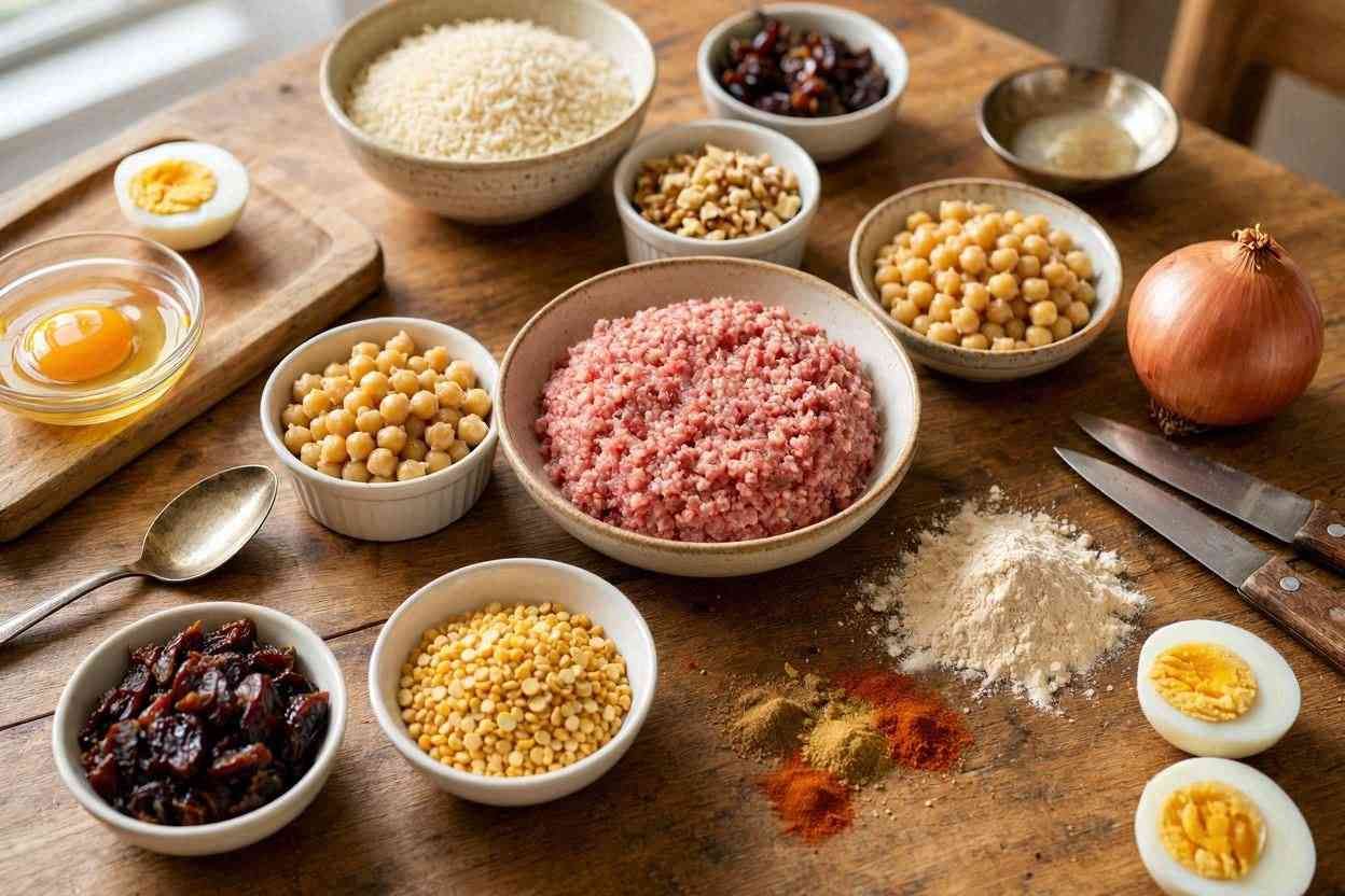 «کوفته همدانیِ اصیل و مجلسی؛ با موادی که توی هر خونه ای هست»