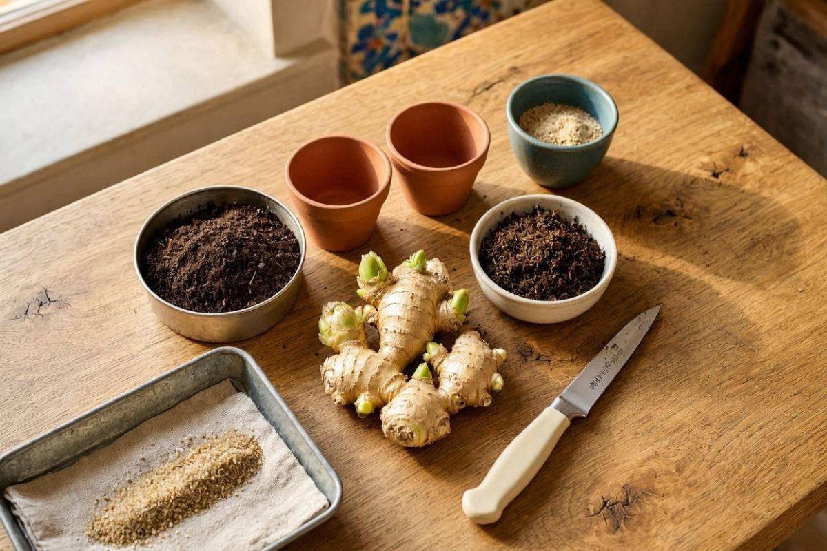 آموزش کاشت زنجبیل در خانه؛ دو روش ساده در فضای کم