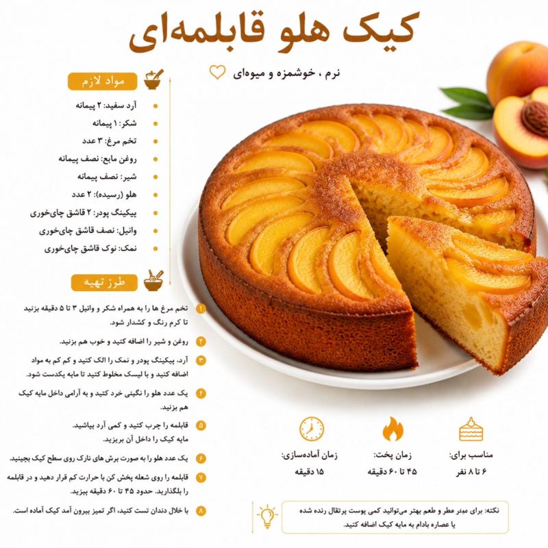 آموزش پخت ۸ کیک قابلمه ای مختلف بدون نیاز به فر و دردسر