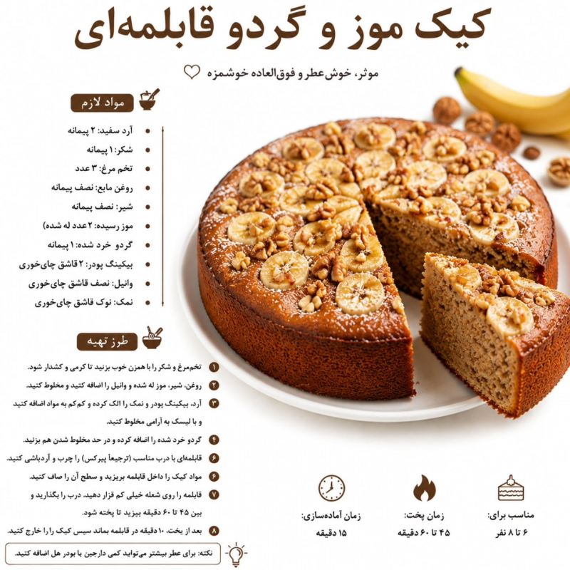 آموزش پخت ۸ کیک قابلمه ای مختلف بدون نیاز به فر و دردسر