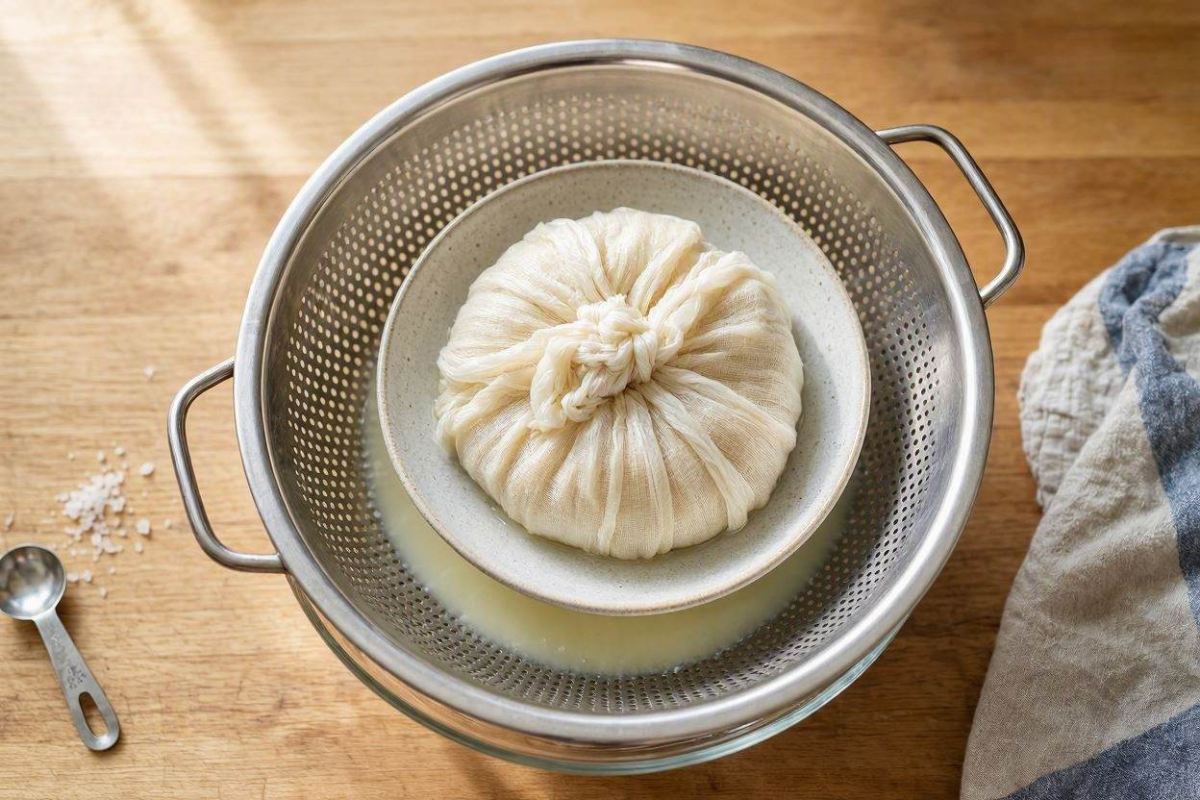 طرز تهیه ۱ کیلو پنیر خانگی با ۱ لیتر شیر؛خوشمزه و طبیعی