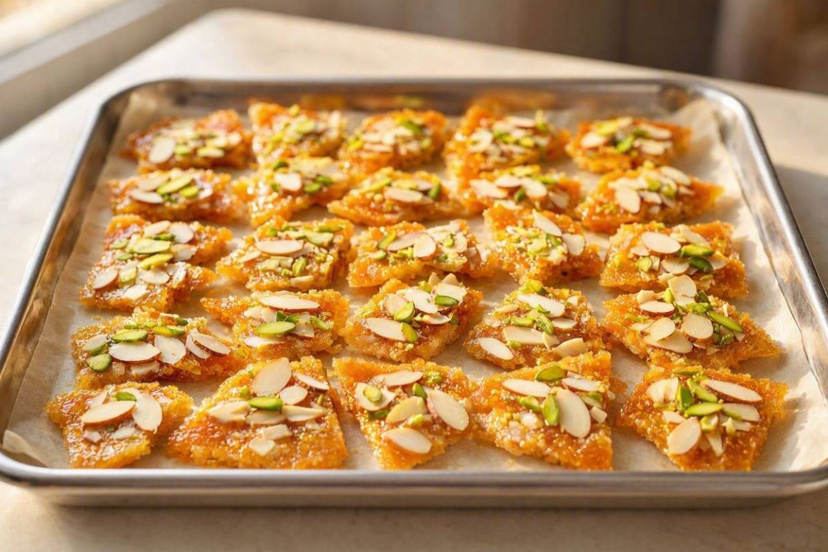 طرز تهیه سوهان عسلی بدون شکر؛ شیرینی سنتی و سالم