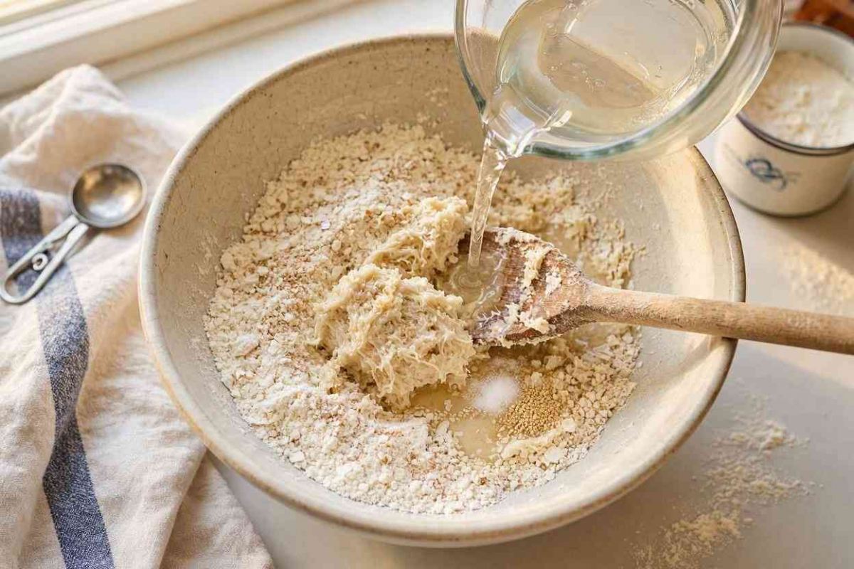 طرز تهیه نان خانگی بدون ورز با ۴ ماده؛ ساده و با پوستی طلایی و ترد