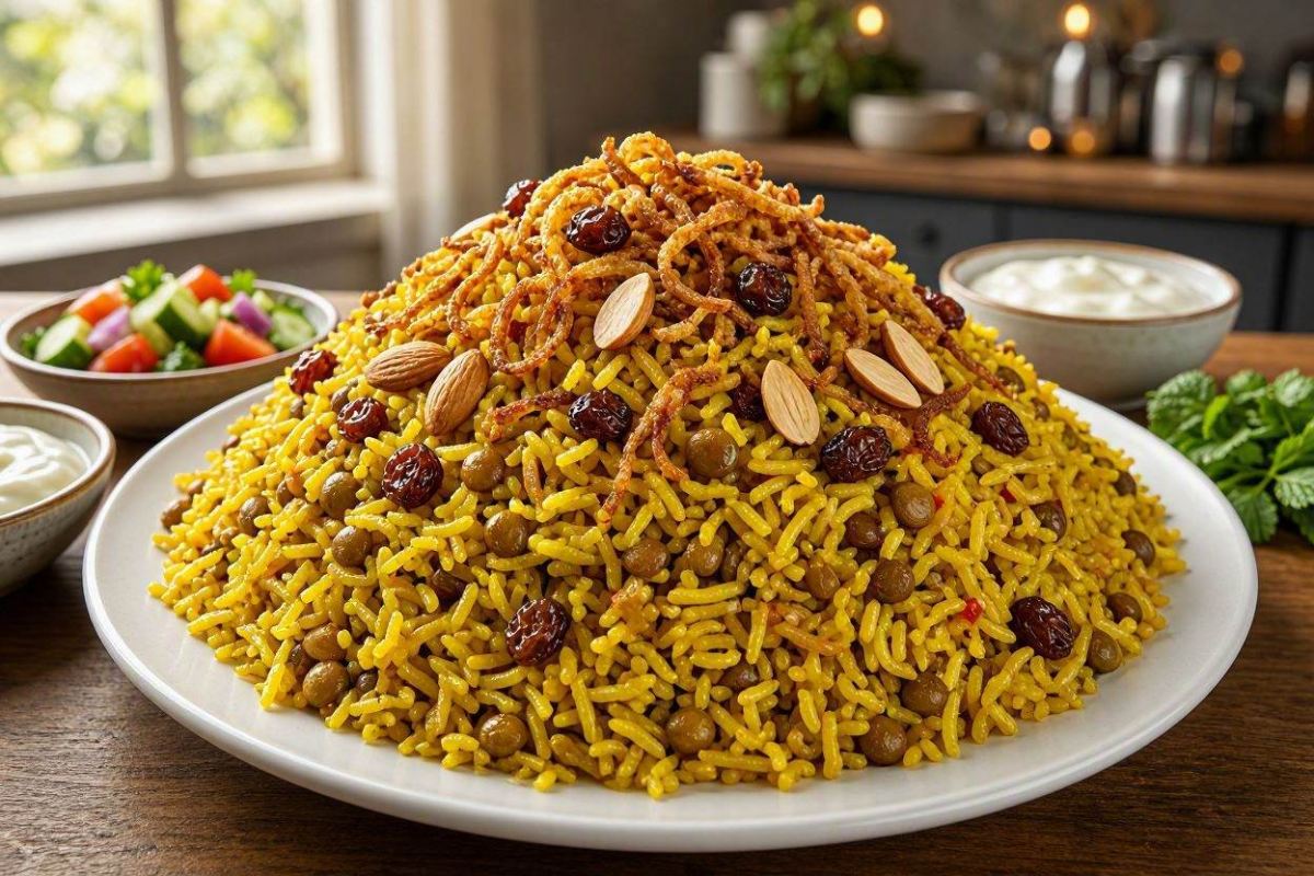 عدس پلو رو این بار متفاوت درست کنید / طرز تهیه یک غذای متفاوت و خوش طعم بدون گوشت
