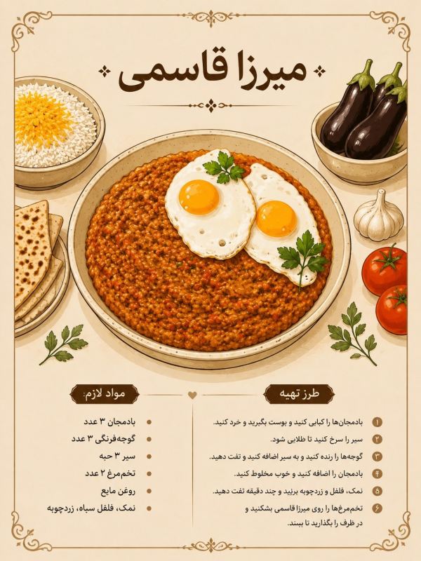 آموزش ۷ غذای خوشمزه با بادمجان: از خورش های اصیل ایرانی تا غذاهای سنتی و نوستالژیک