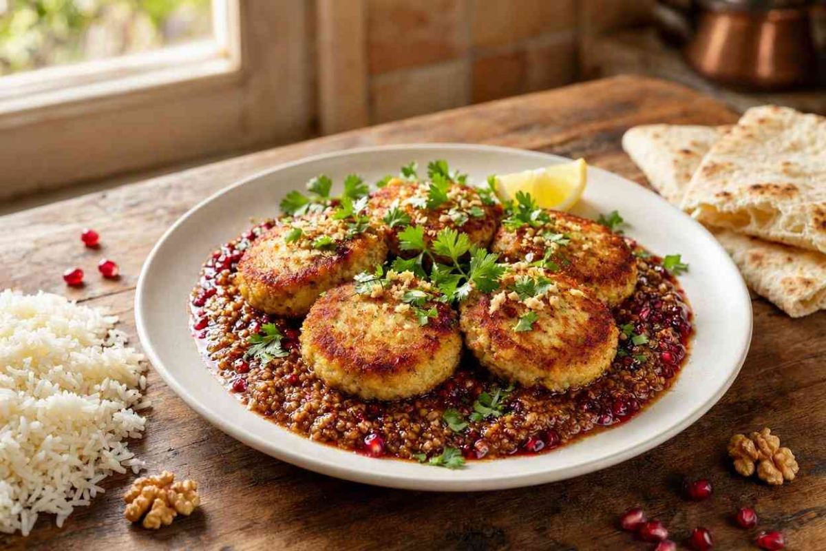 طرز تهیه شامی کَوو غذای خوشمزه لرستانی با طعم ملس رب انار
