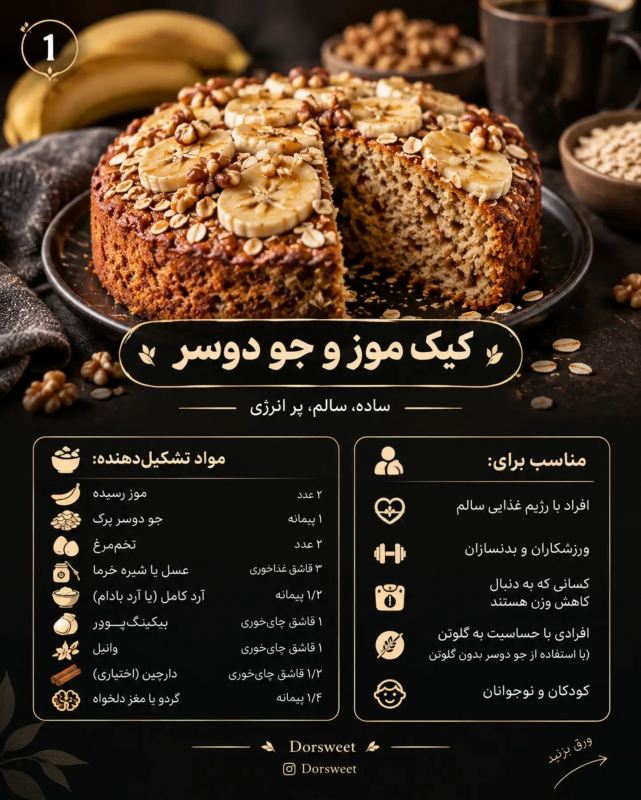 طرز تهیه ۵ کیک رژیمی خوشمزه و مقوی