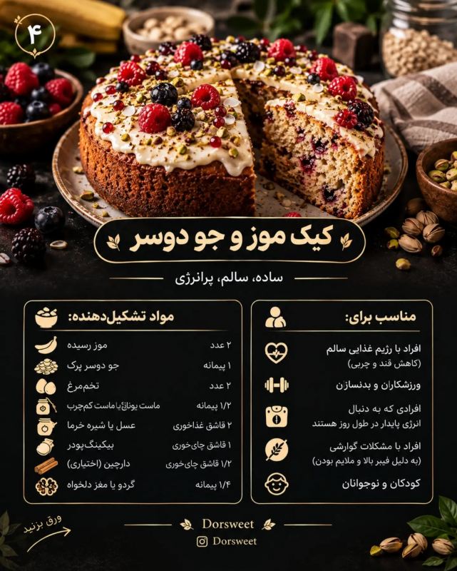 طرز تهیه ۵ کیک رژیمی خوشمزه و مقوی